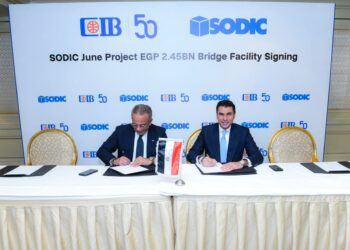 “البنك التجاري الدولي-مصر CIB” يوقّع مع “سوديك” قرضاً معبرياً بقيمة 2.45 مليار جنيه لتمويل مشروع “June” في الساحل الشمالي