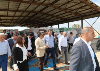 وزير الزراعة ومحافظ الشرقية ورئيس البنك الزراعي يتابعون أعمال تسليم القمح في شون البنك بالشرقية