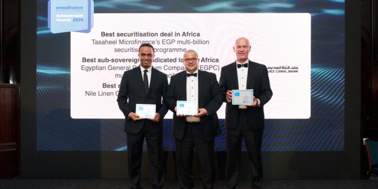 بنك قناة السويس يحصد 4 جوائز مرموقة من مجلة EMEA Finance لعام 2024 تقديرًا لأدائه الاستثنائي في مجالات التمويل المُشترك وسوق أدوات الدين