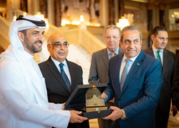 نائب حاكم الشارقة ورئيس مجلس القضاء في زيارة رسمية الي العاصمة الجديدة