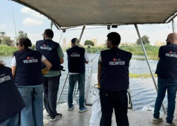 saib يُشارك المجتمع في يوم نظافة عالمي بتنظيف نهر النيل بالجيزة