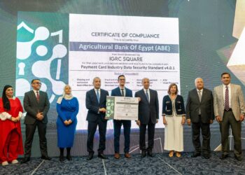 البنك الزراعي المصري يحتفل بحصوله على شهادة الأيزو ISO-9001 وشهادة الامتثال للمعايير الدولية لتأمين بطاقات الدفع PCI-DSS