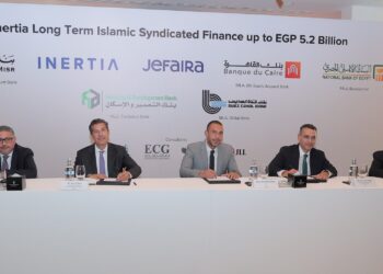 تحالف مصرفي من خمسة بنوك يمنح تمويل إسلامي مشترك -مضاربة – بقيمة 5.2 مليار جنيه لصالح شركة انرشيا للتنمية العقارية لمشروع جيفيرا برأس الحكمة بالساحل الشمالي