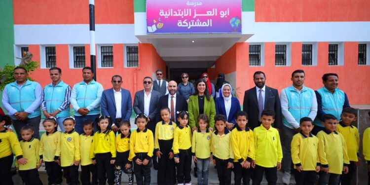 بنك QNB مصر ومؤسسة “صناع الخير” يفتتحان مدرسة أبو العز الابتدائية بدمياط بعد تطويرها